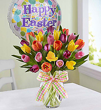 Timeless Tulips with balloon