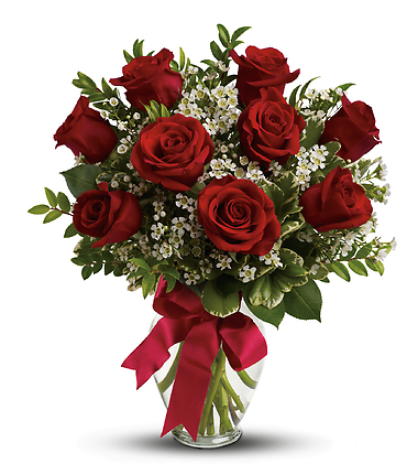 Thoughts of You 3, 6, or 9 Red Roses - Deluxe