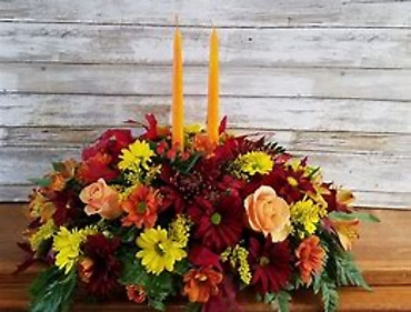 Designers Choice Centerpiece with candles