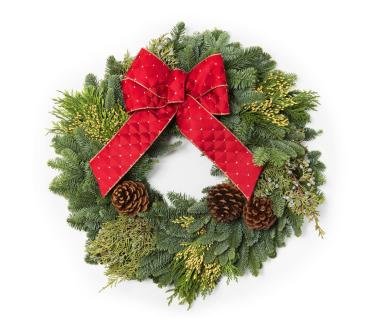 Large Grave Side Wreath 24\"