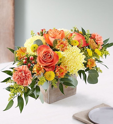 Seasonal Sunset Centerpiece