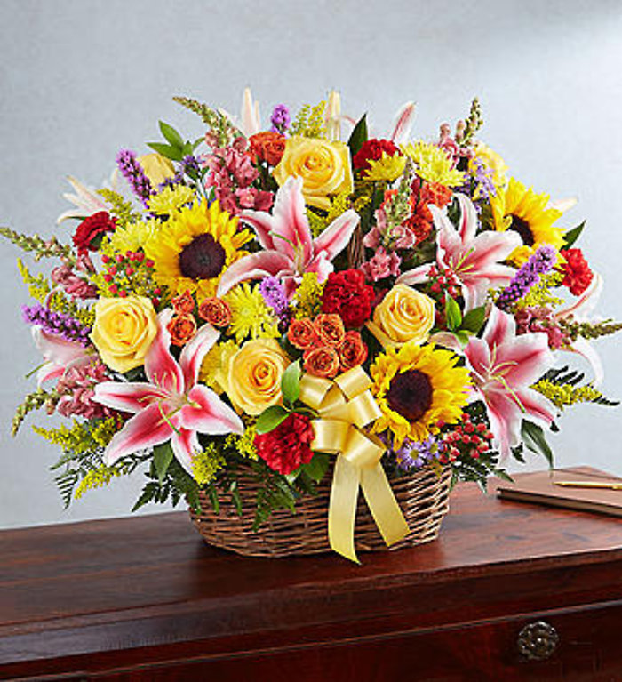 Multicolor Bright Large Sympathy Basket