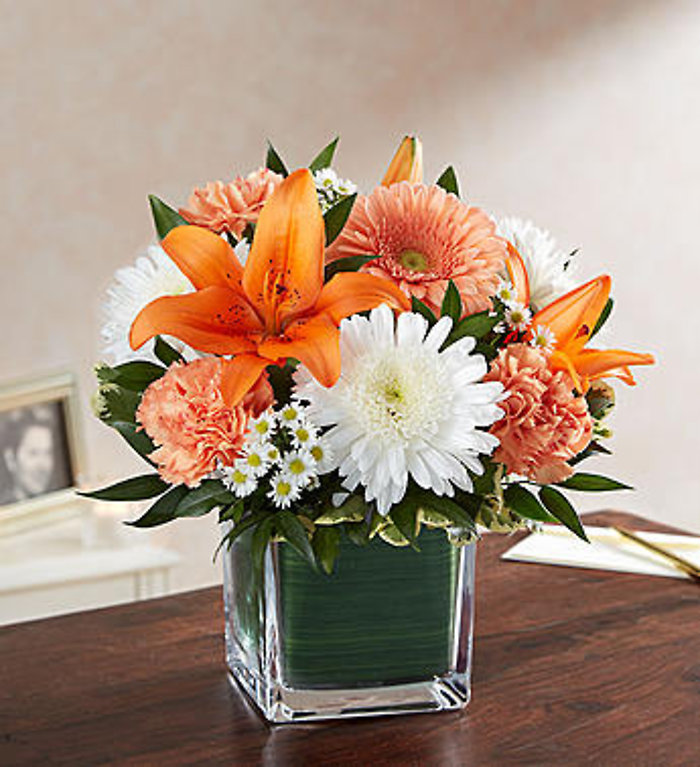 Healing Tears - Peach, Orange & White