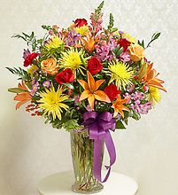 Bright Sympathy Vase Arrangement