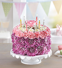 Birthday Wish Flower Cake